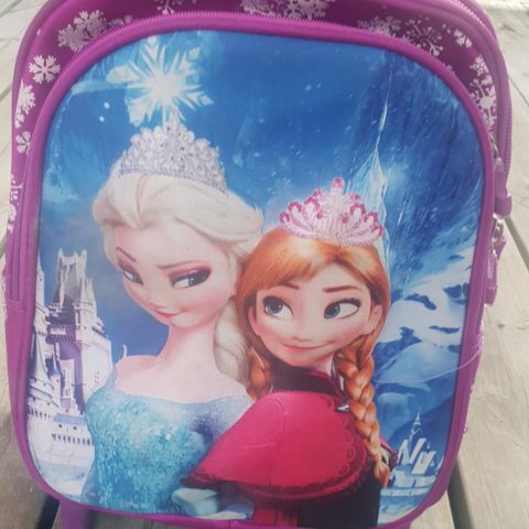 Elsa, prinsesse reisekoffert, sekk/bag  for jenter