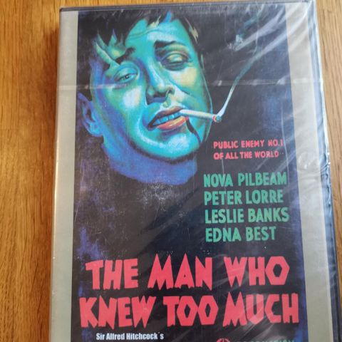 The Man Who Knew Too Much (DVD, fortsatt i plast)