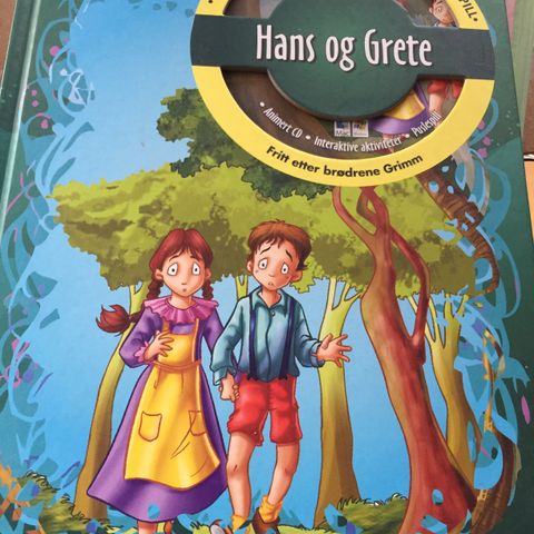 Hans og Grete.  Brødrene Grimm. Bok uten CD,