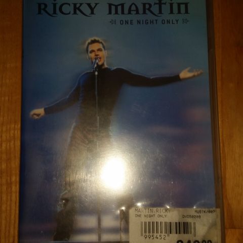 Ricky Martin - One Night Only. Musikk DVD