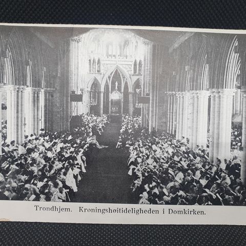 Kroningshøitideligheden i Domkirken i Trondhjem (1906)