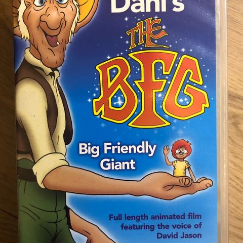 The BFG Big Friendly Giant ( engelsk) Animated film / tegnefilm