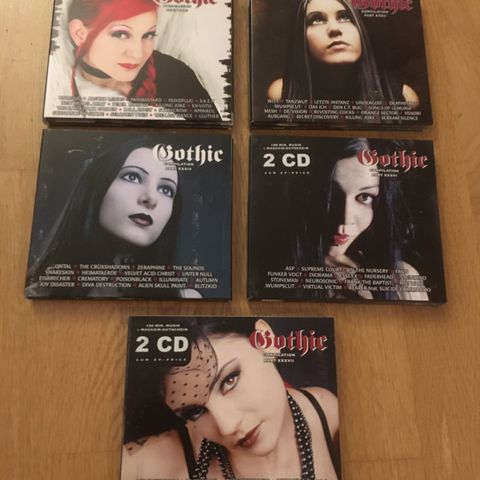 Diverse artister / Various artists - Gothic Compilation (5 cd’er)
