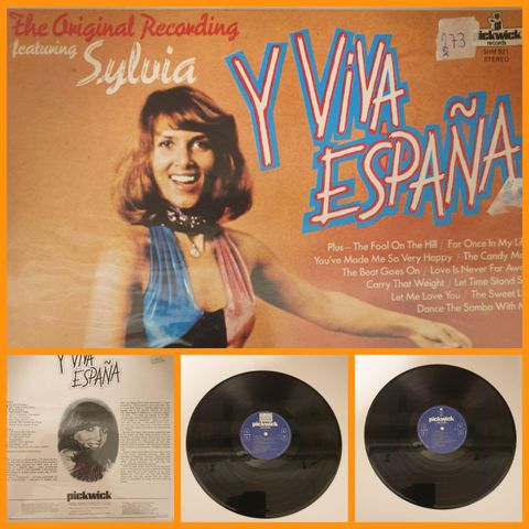 VINTAGE/RETRO LP-VINYL "Y VIVA ESPANA/SYLVIA 1973"