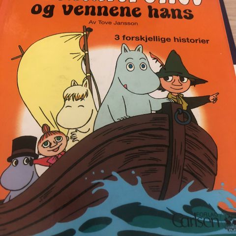 Tove Jansson sin Mummitrollet og vennene hans til salgs.