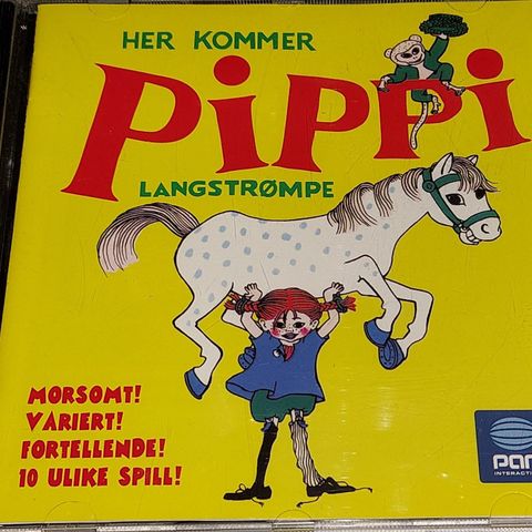 PC CD-ROM.HER KOMMER PIPPI LANGSTRØMPE.