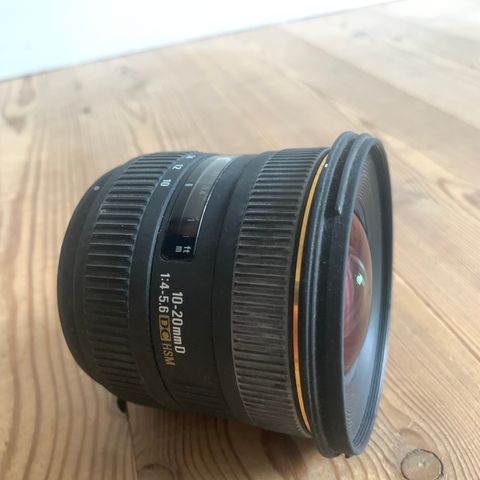 Sigma 10-20 1:4-5.6 DC HSM til Nikon