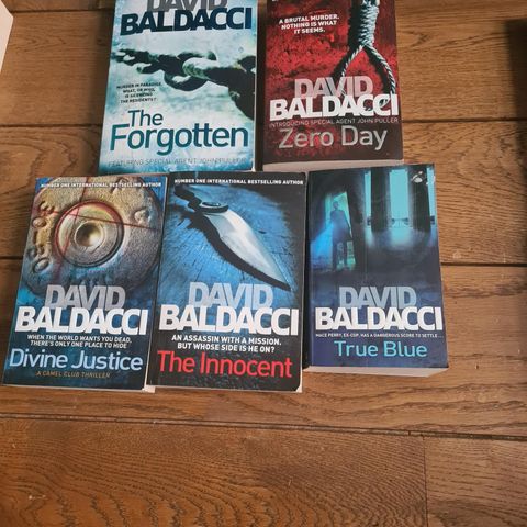 5x David Baldacci books