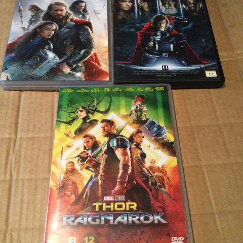 DVD Thor.   Norske tekster