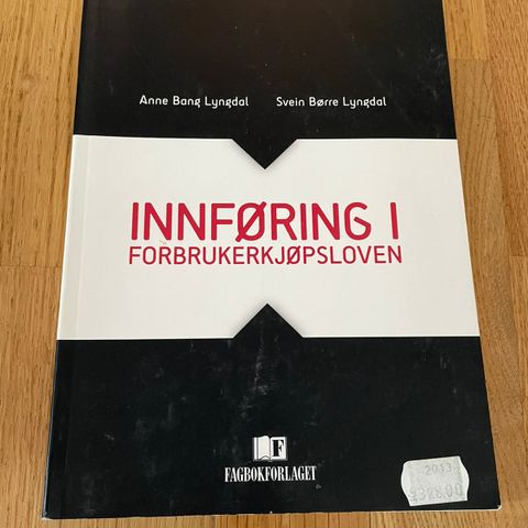 INNFØRING I FORBRUKERKJØPSLOVEN