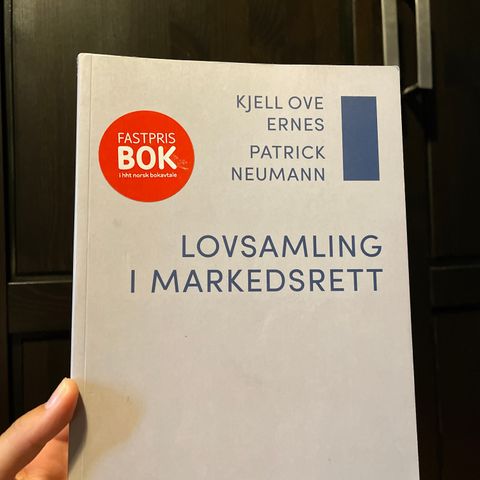 Lovsamling i markedsrett av Kjell Ove Ernes & Patrick Neumann