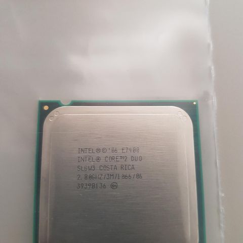 Intel Core 2 Duo 2.8Ghz 3MB 1066FSB E7400 CPU (SLB9Y)