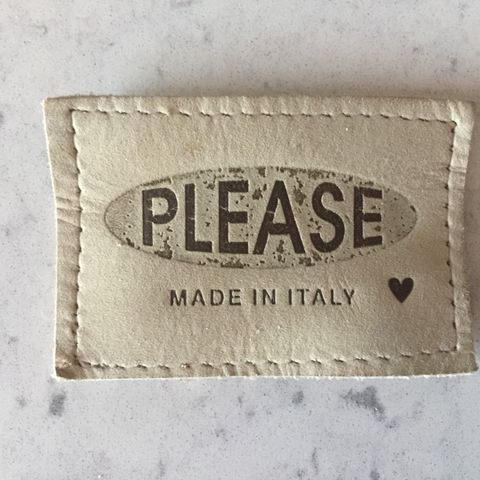 "Please" Clothing Patch-Label