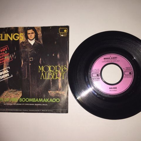 MORRIS ALBERT / FEELINGS - 7" VINYL SINGLE