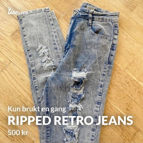 Ripped Retro Jeans