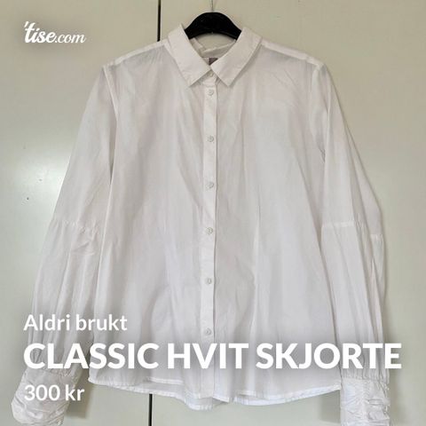 Classic Hvit Skjorte