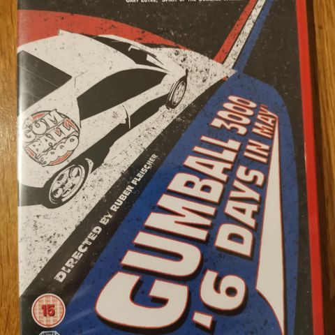 Gumball 3000 '6 Days in May' (DVD, ny i plast)