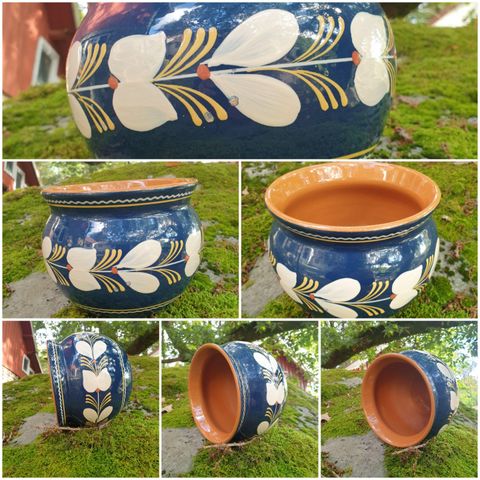 VINTAGE/RETRO "KERAMIKK BLOMSTERPOTE "