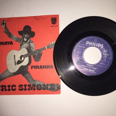 AFRIC SIMONE / RAMAIA - 7" VINYL SINGLE