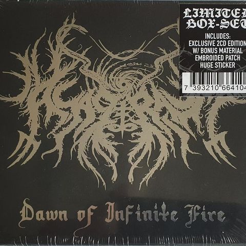 Asagraum - Dawn Of Infinite Fire - 2CD - Limited Edition med Patch + Sticker