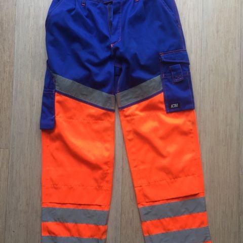 Work Trousers With Reflective Stripes (Size 46 / 30 Inch - Small)