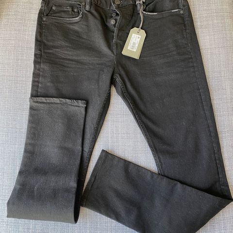 AllSaints CIGARETTE - Skinny Jet Black size 33