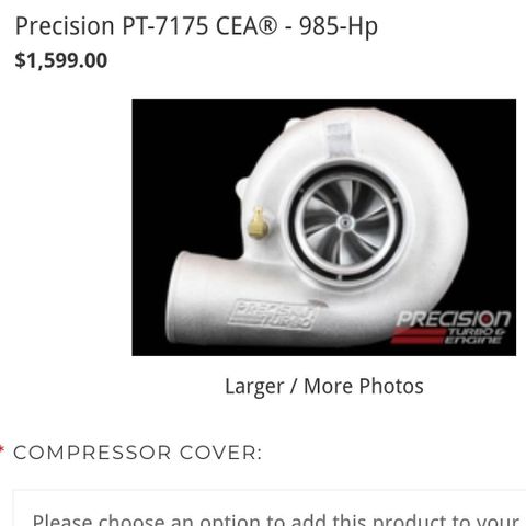 Precision  turbo 7175 som ny
