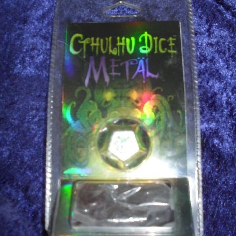 CTHULHU Dice METAL  1. edition 1.st printing i originalinnpakning