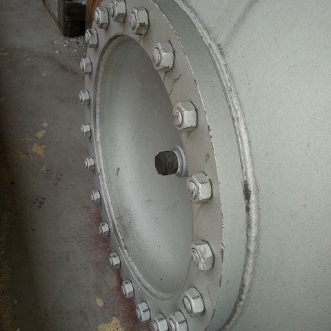 Trykktank 26 kg/cm.  1500 liter.