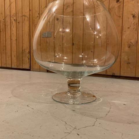 Stor glassvase