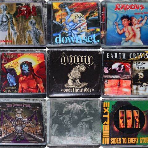 METAL CD: Heavy, black, death, punk etc etc. (D-G)