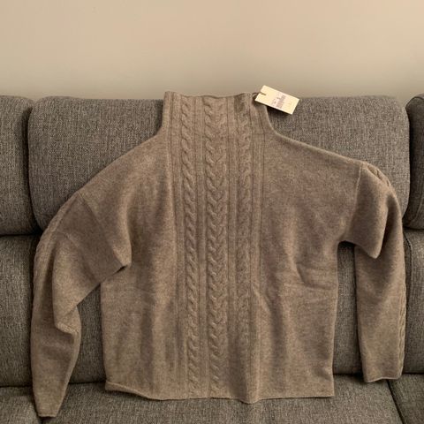 Gerts Oslo Cashmere lysbrun genser