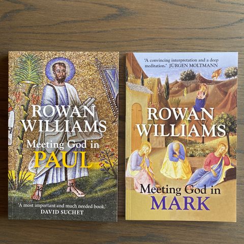 2 bøker i god stand. Rowan Williams.