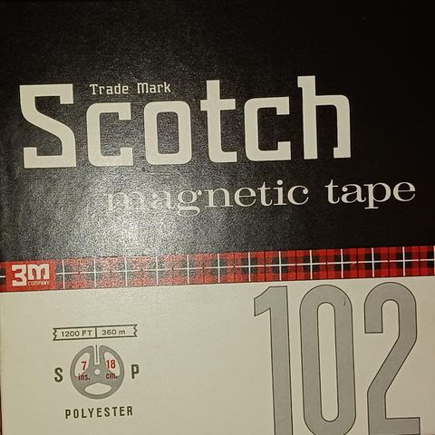 Scotch magnetic  band . Ny. Tror fra 60-70 taller. 