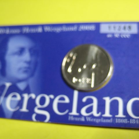 10 Krone Wergeland 2008 i blister