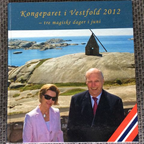 1 stor og meget flott bok«KONGEPARET I VESTFOLD 2012-TRE MAGISKE DAGER I JUNI»