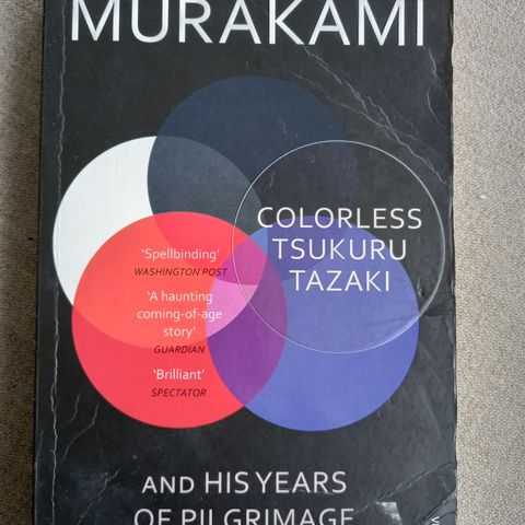 Colorless Tsukuru Tazaki av Haruki Murakami (engelsk)