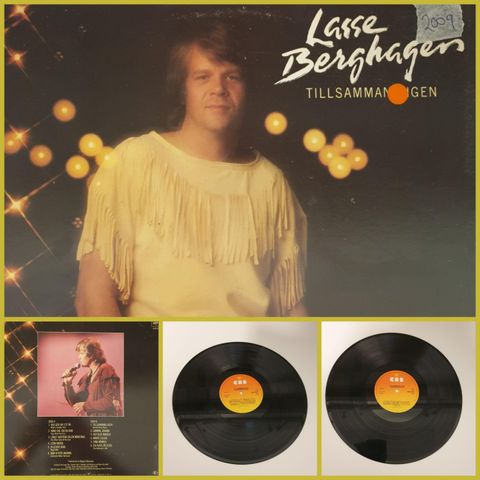 VINTAGE/RETRO LP-VINYL "LASSE BERGHAGEN/TILLSAMMANS IGEN 1980"