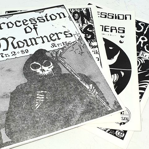 Procession of Mourners - norsk underground tegneseriefanzine, 80 og 90-tallet.