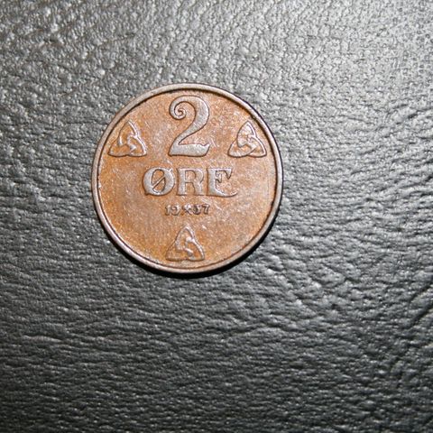 2 øre 1937  kr 40