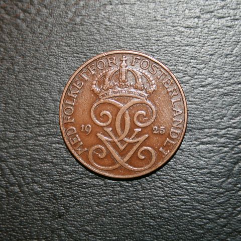 Sverige  5 øre 1925  kr 25,-