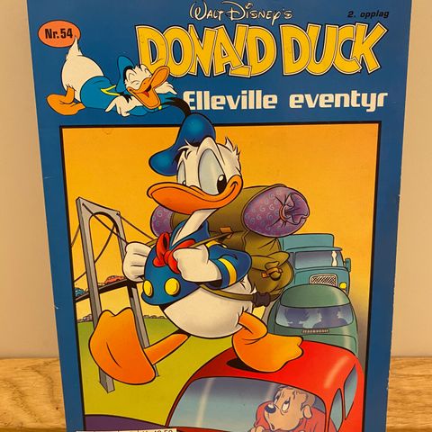 Donald Duck elleville eventyr nr 54 -  2 opplag