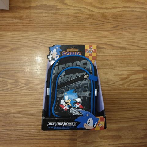 Sega sonic the hedgehog handheld console bag ds dsi 3ds psp osv