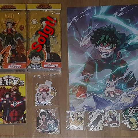 My Hero Academia anime samling selges samlet!!