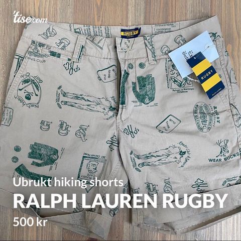 Ralph Lauren hiking / Safari shorts kaki til dame