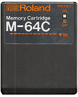 Roland M-64C memory cartrigde