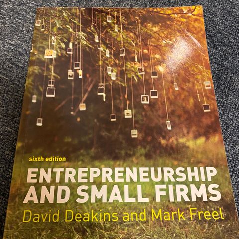 Entrepreneurship and small firms