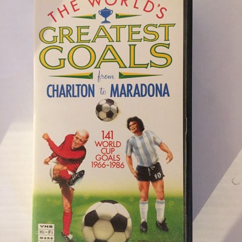 FOTBALL / THE WORLD'S GREATEST GOALS - VHS FILM