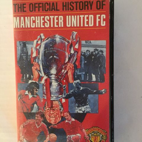 MANCHESTER UNITED / THE OFFICIAL HISTORY OF - VHS FILM