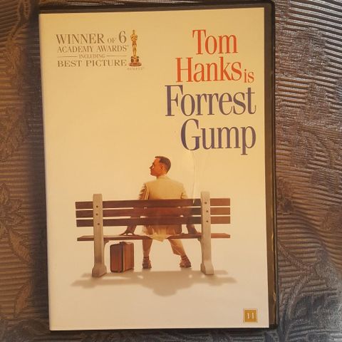 Forrest Gump (DVD) med Tom Hanks (norsk tekst og flere andre språk).